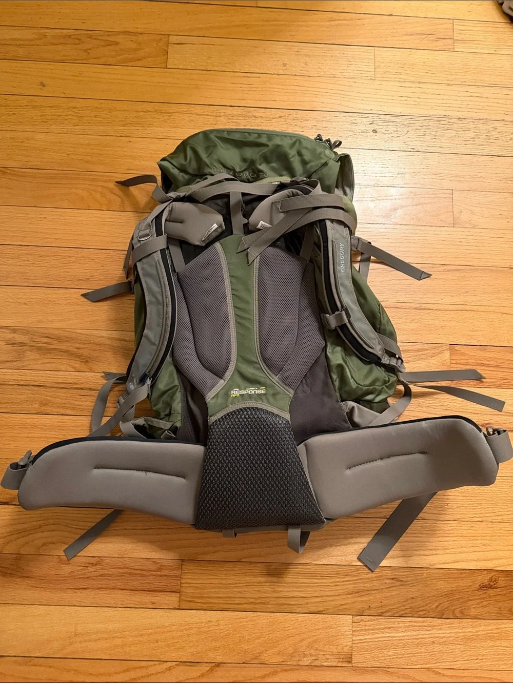 Gregory Baltoro 70L Backpack- Response AFS - Green